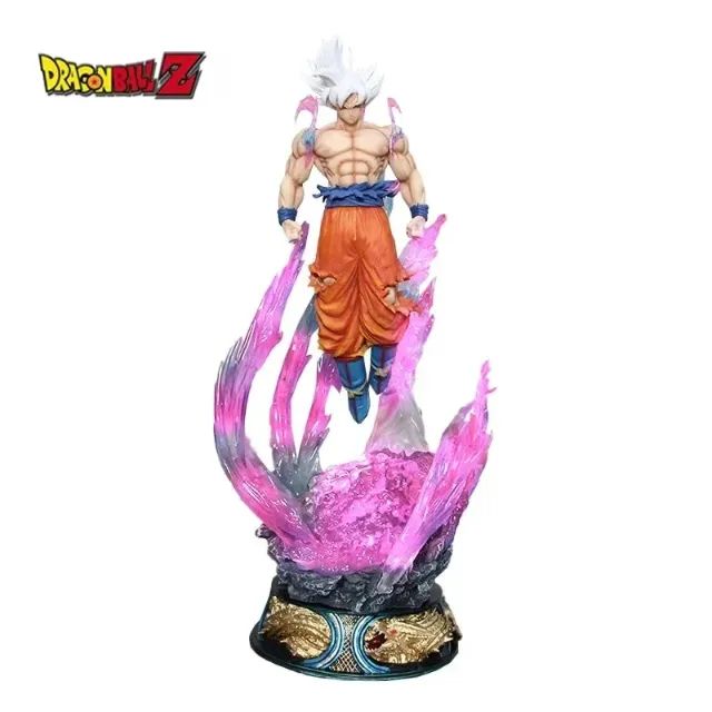 Action figure Goku Instinto superior com led DBZ Sem marca - Foto 3