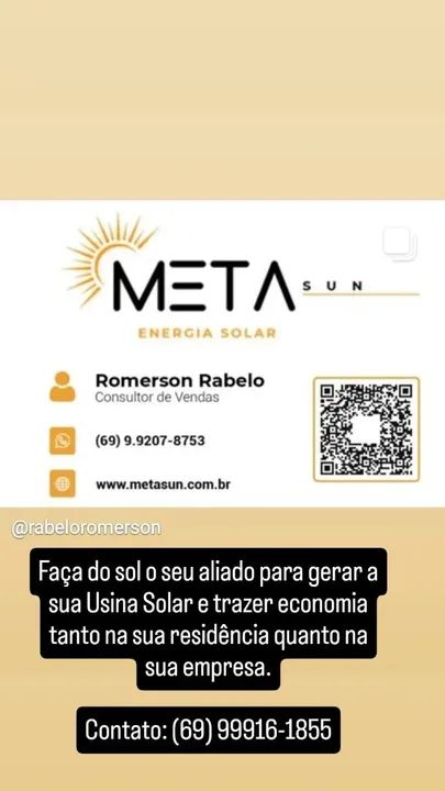 Sistema de Energia Fotovoltaica - Equipamentos Solar 