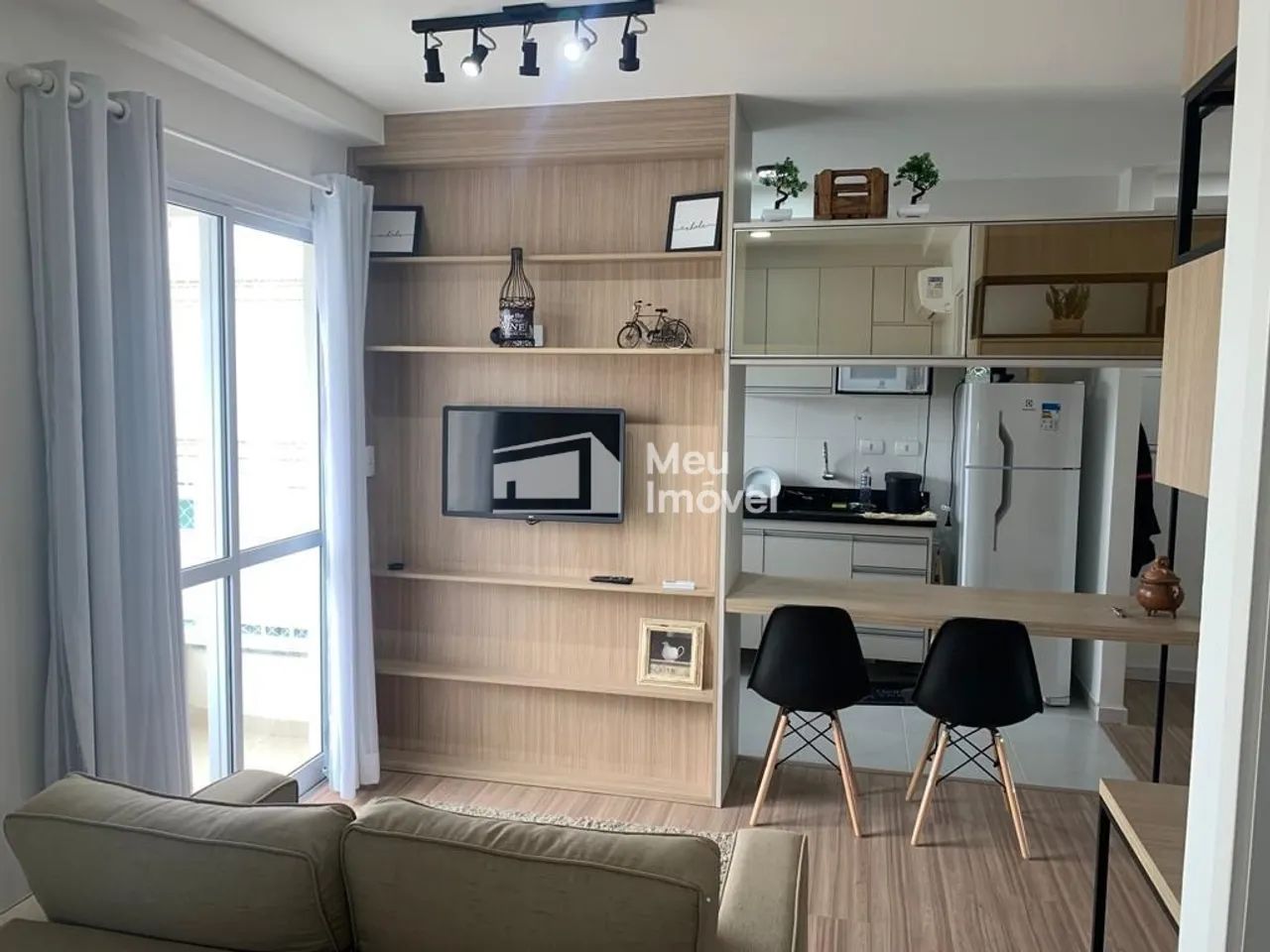 LUC Aluga Apartamento Stúdio /Loft Totalmente Mobiliado com 35m²- Sacada -  Jardim Aquariu - Foto 7