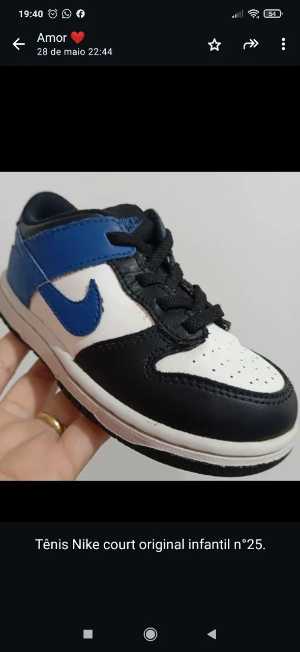Tênis Nike Dunk Low Industrial Infantil Original N° 25