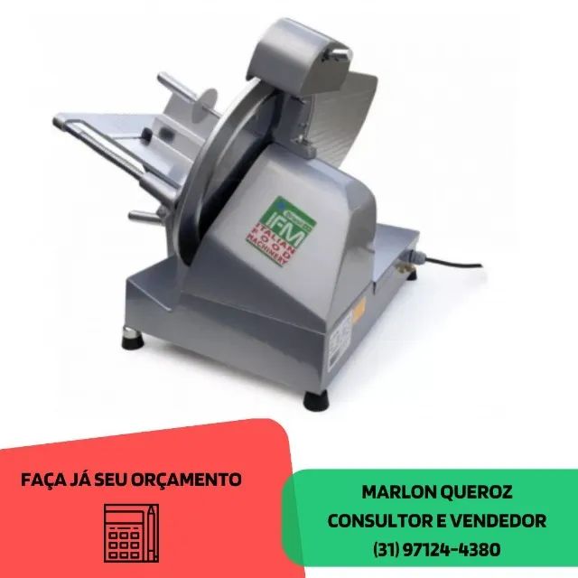 Fatiadora de Frios Semi-Automático IFM Brasil 250mm Bivolt