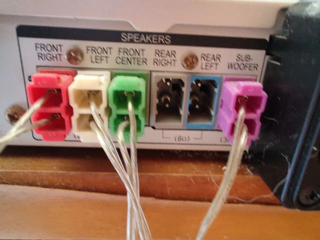 Custom-sized shelf + record player + complete home theater!64520764966017124