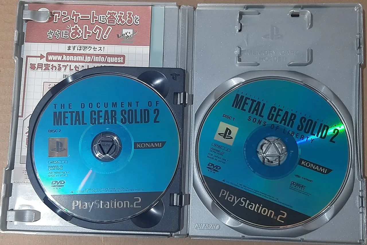 Jogo de ps2 metal gear solid 2 sons of liberty - Foto 2
