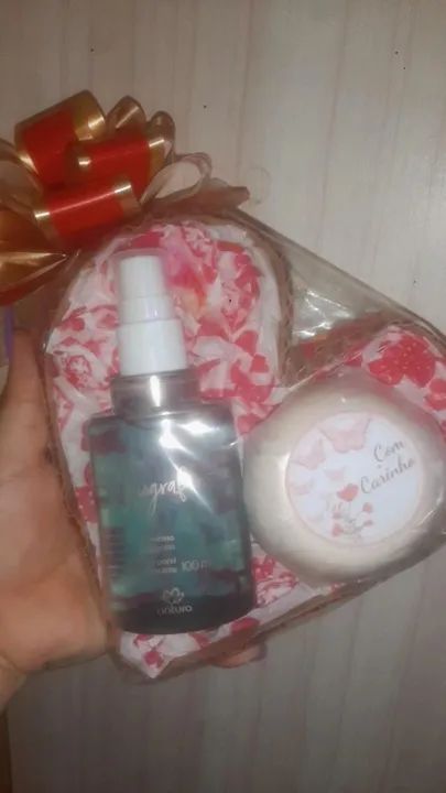 Kit Presente Feminino Natura - Deo corporal + sabonete em barra 