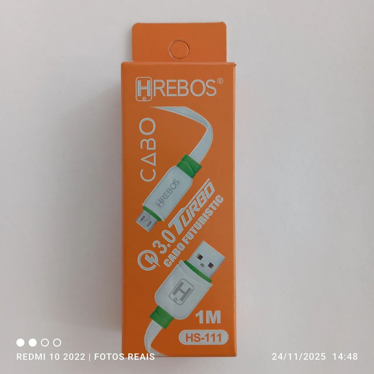 Cabo 3.0  turbo 1m HRebos  - Foto 3
