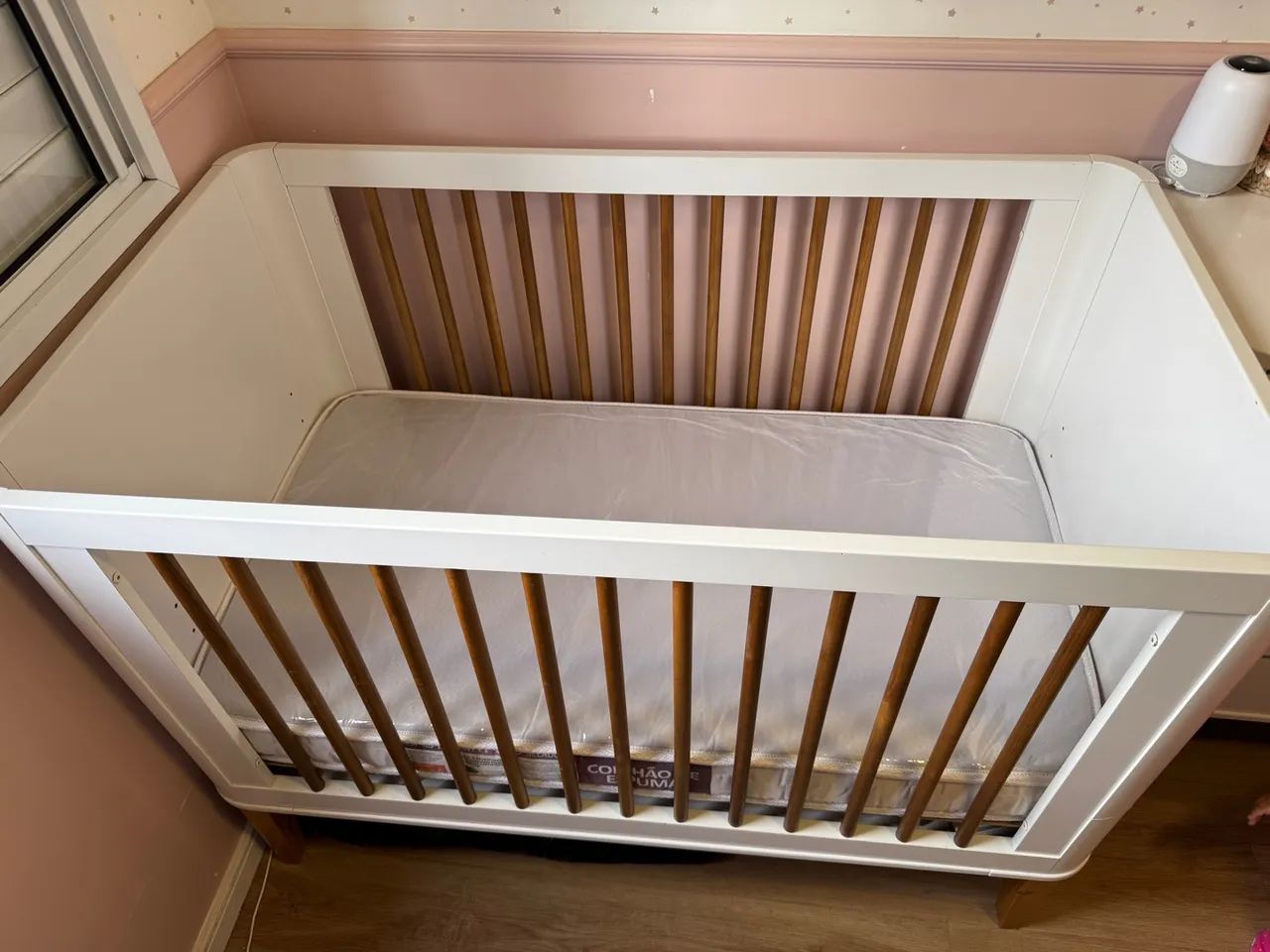 Berço Boom Classic Branco Fosco - Foto 2