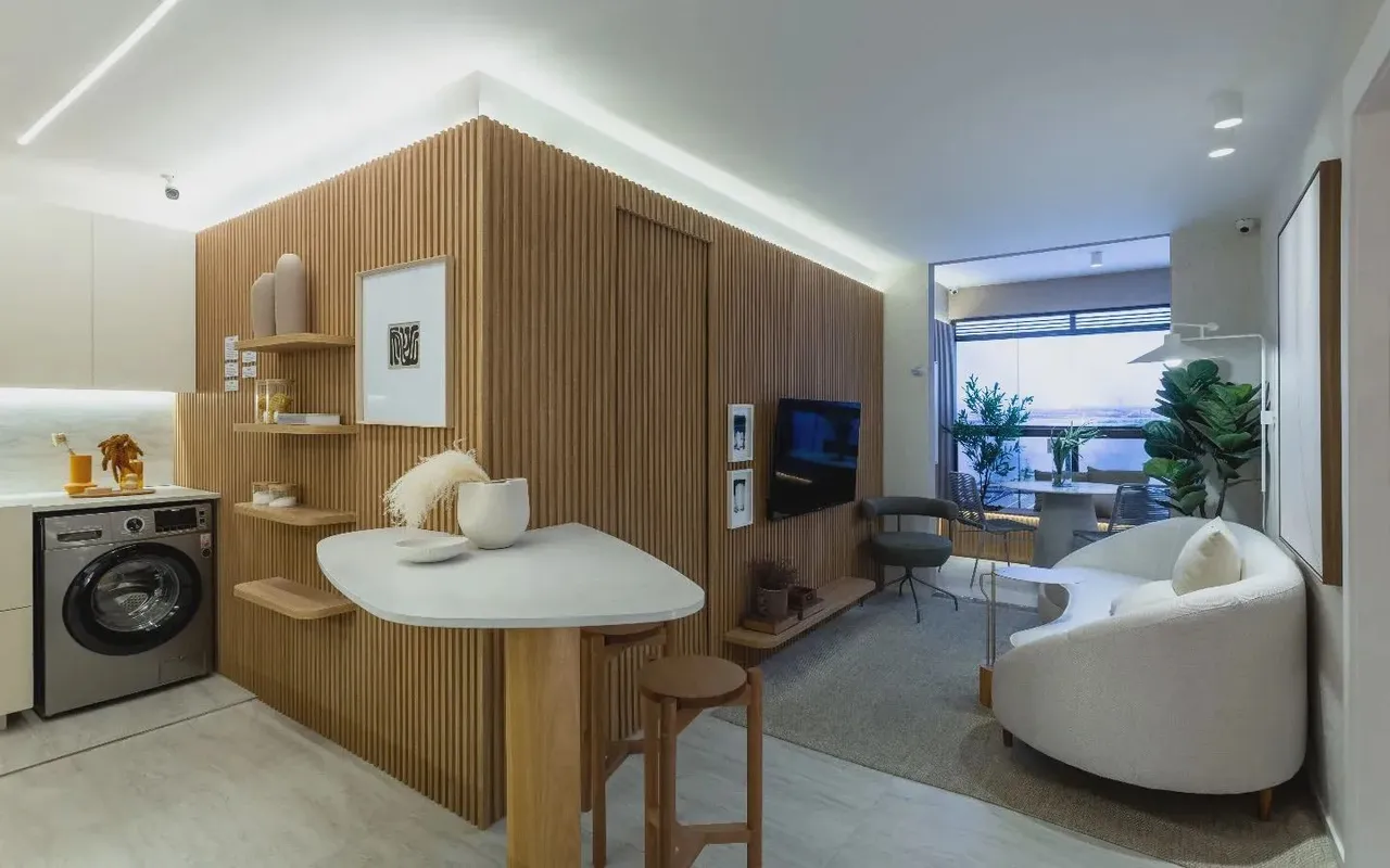 V- Studio com vista para a Baía, andar alto no Epicentro Porto Maravilha Oportunidade de