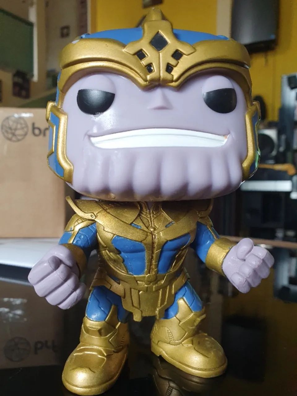 Funko pop Marvel Original Thanos N78 Guardiões Da Galáxia Exclusivo - Foto 4