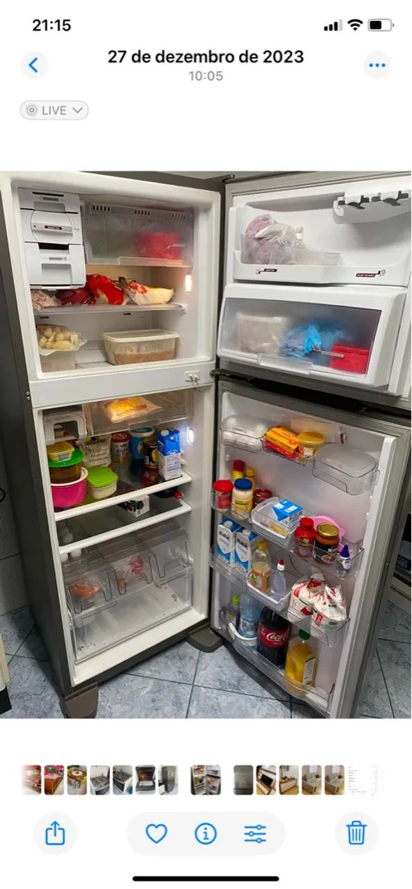 ?  Mudança ? Geladeira Brastemp inox grande  - Foto 4