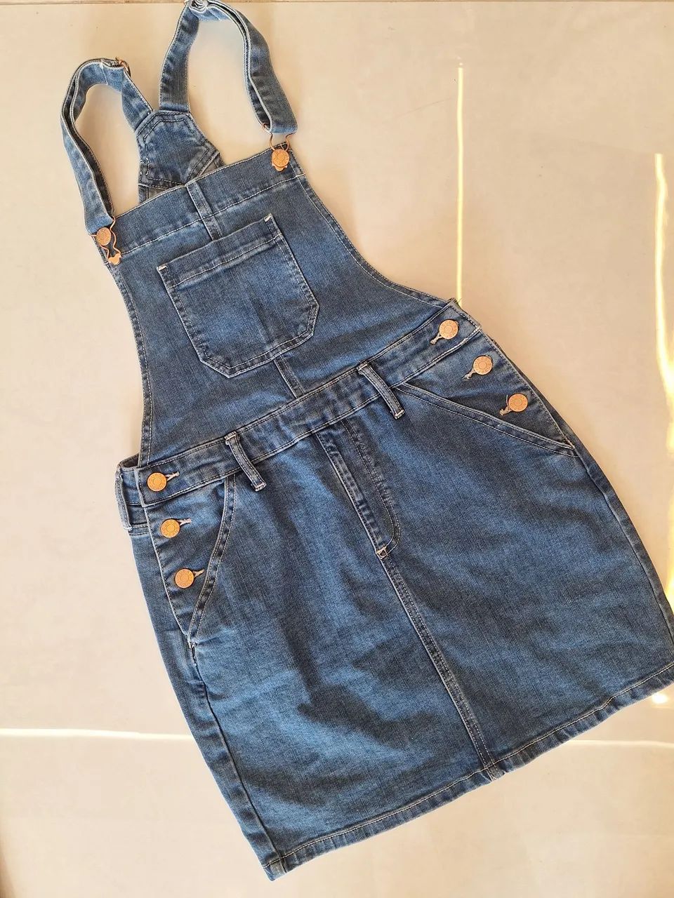  Jardineira Jeans Guess