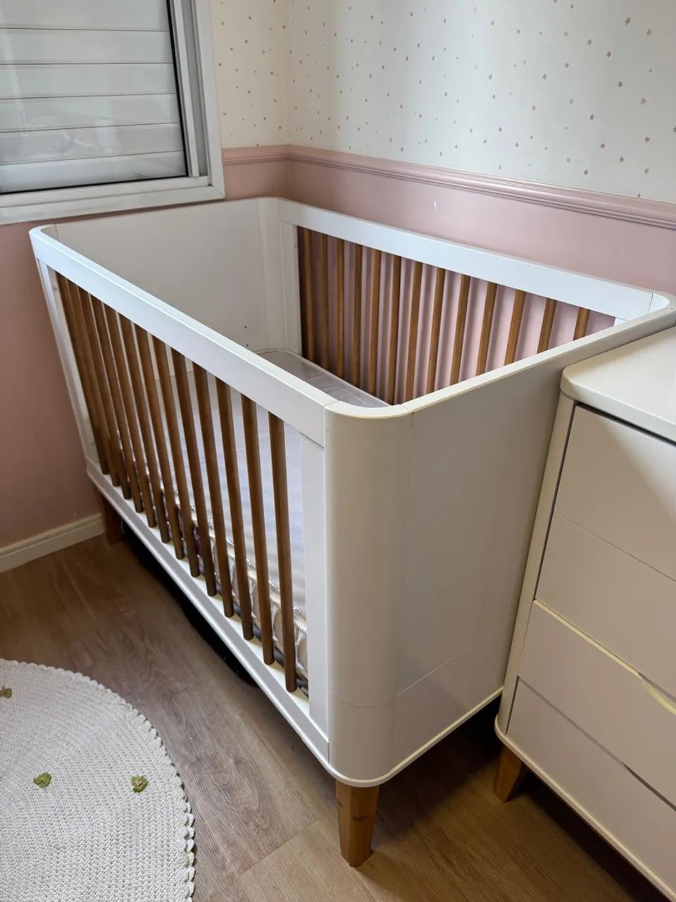 Berço Boom Classic Branco Fosco - Foto 4