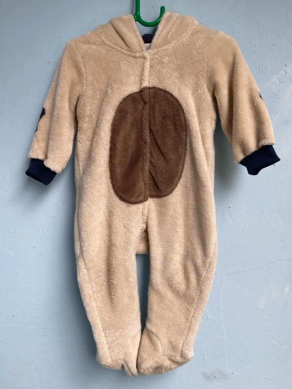 Macacão de Ursinho Infantil, Tam 9 a 12 meses 