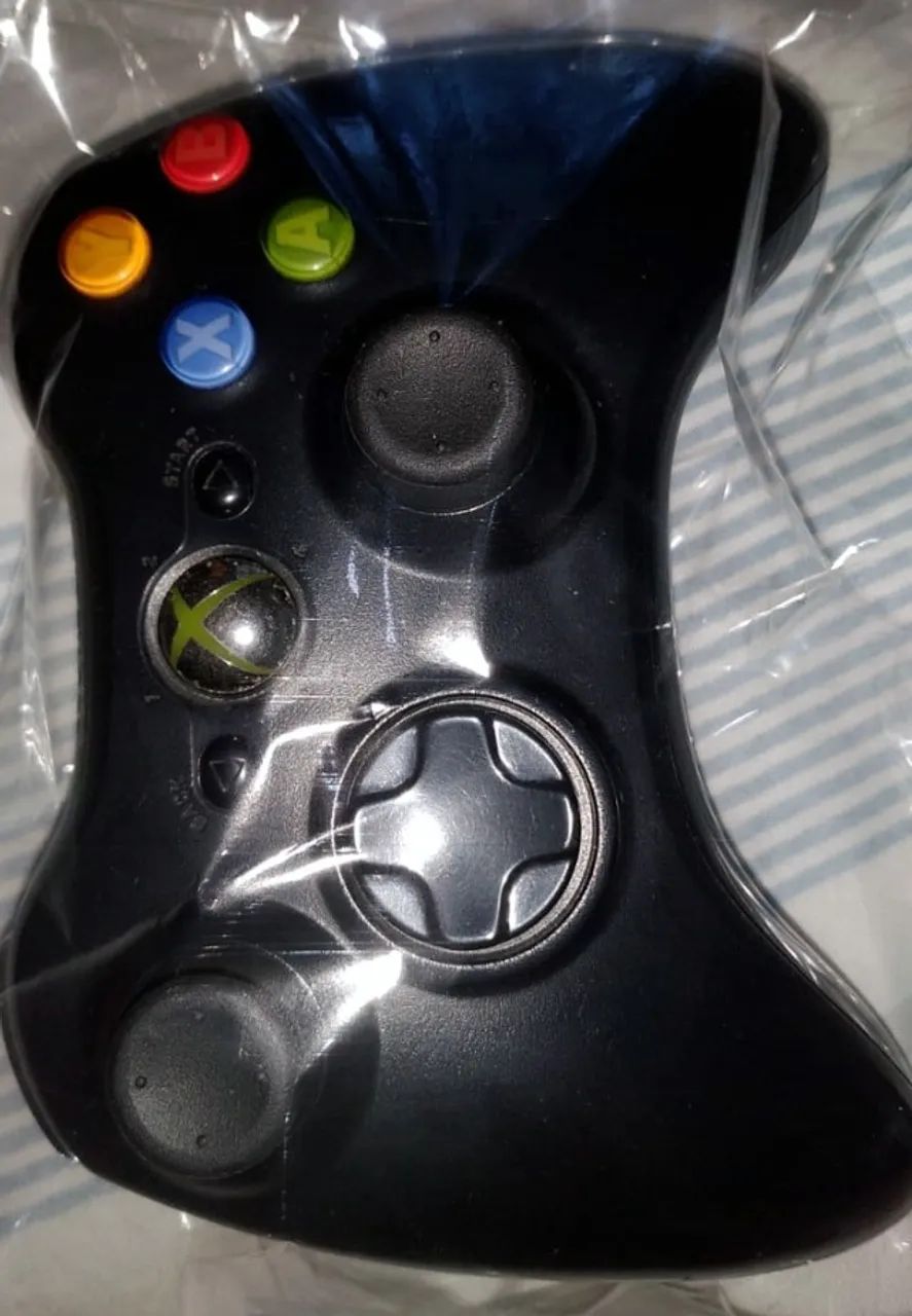 Controle Preto para Xbox 360 Original - Testado e Perfeito Estado! - Foto 2