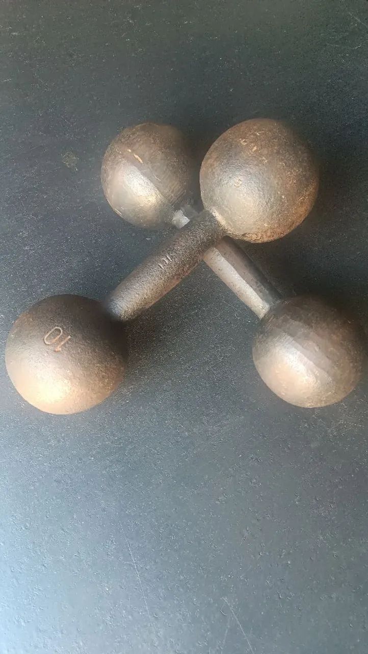 Par de Halteres de Ferro 10kg