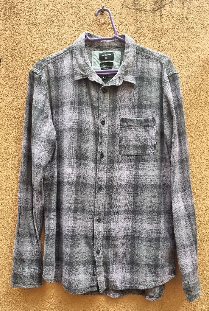 Camisa xadrez Lilás Quiksilver