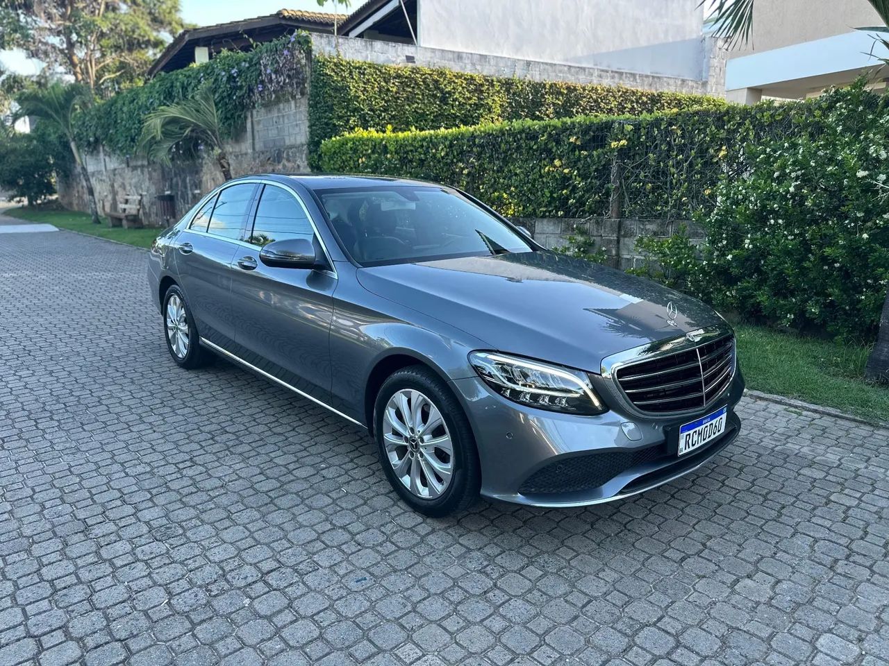 MERCEDES C180 EXCLUSIVE 2019/2019 FLEX IMPECÁVEL JA DO MODELO NOVO analiso trocas 