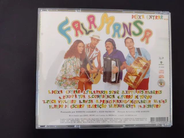 CD Original FalaMansa Álbum Deixa Entrar 2000 Música Antiguidade Nostalgia Raridade - Foto 2