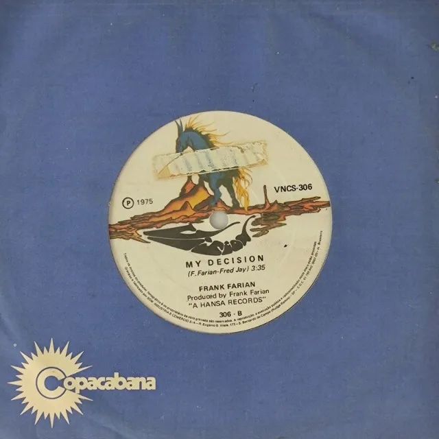 disco de vinil compacto atlantic - my decision / seventy five music