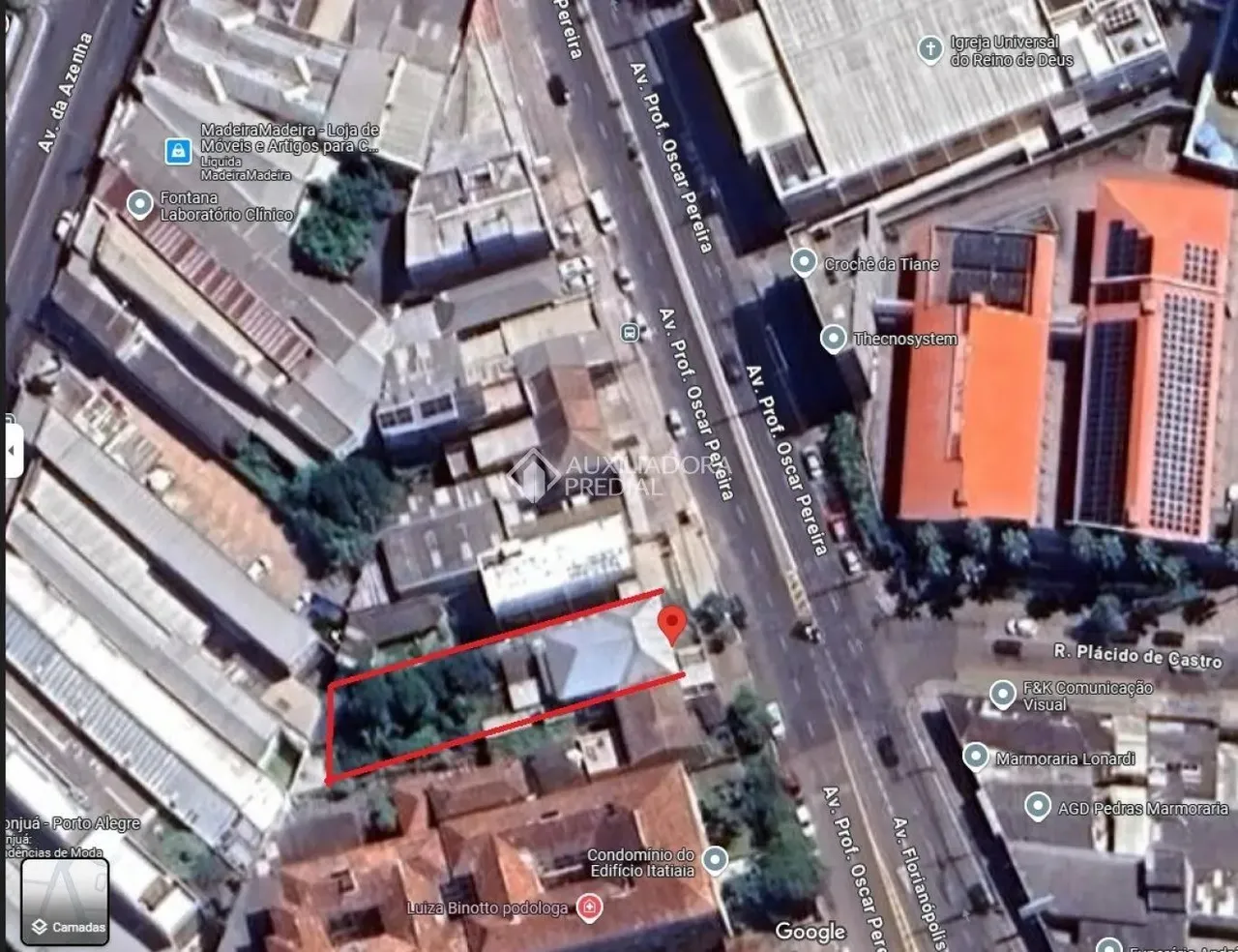 Terreno com 681,57m² localizado no bairro Azenha
