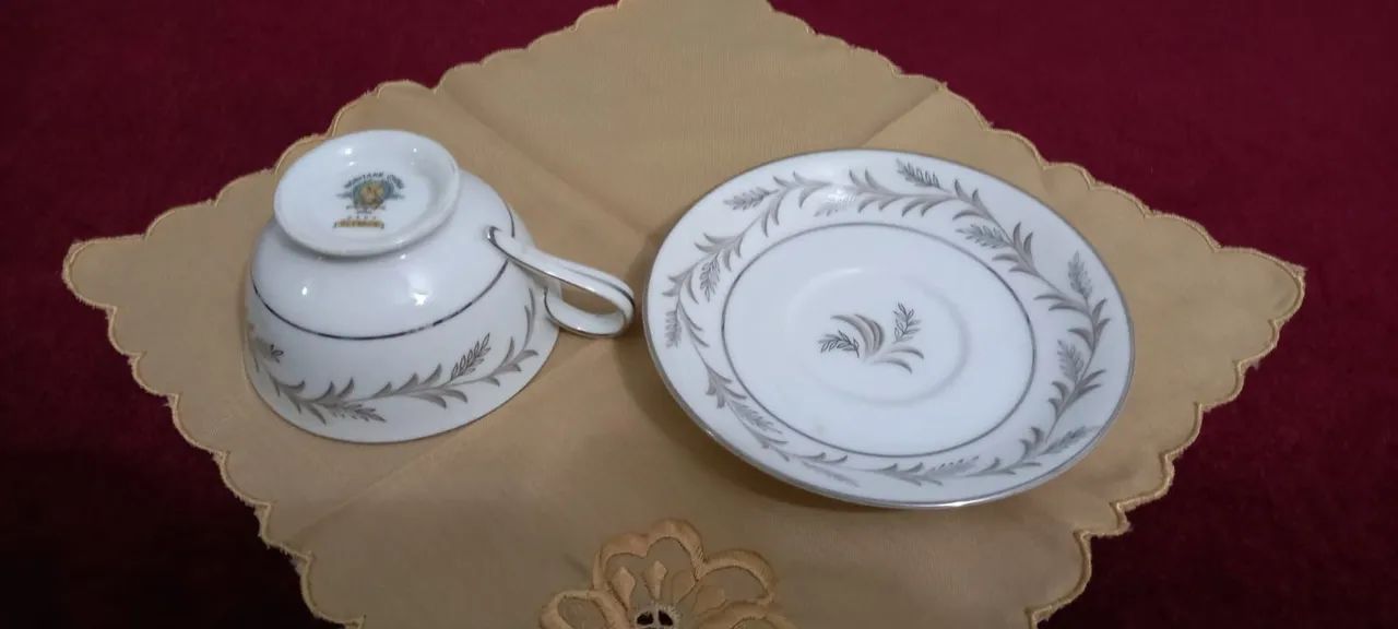Antiga xícara porcelana noritake  - Foto 5
