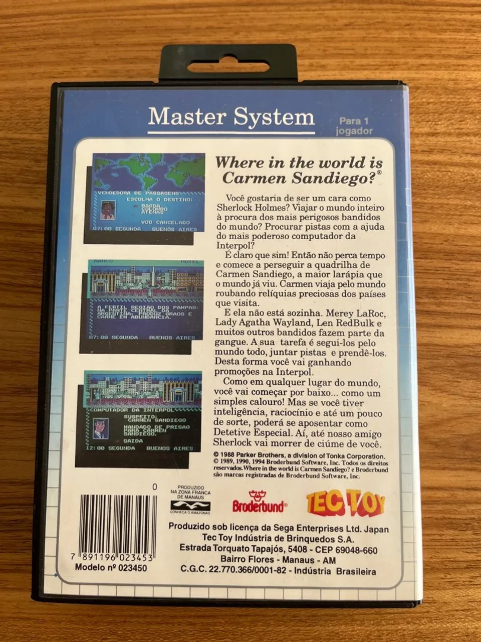 Jogo Master System - Carmen Sandiego Original Tectoy - Foto 3