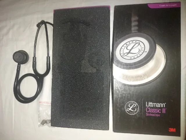 Estetoscópio 3M Classic III Black Edition 5807 Littmann Preto