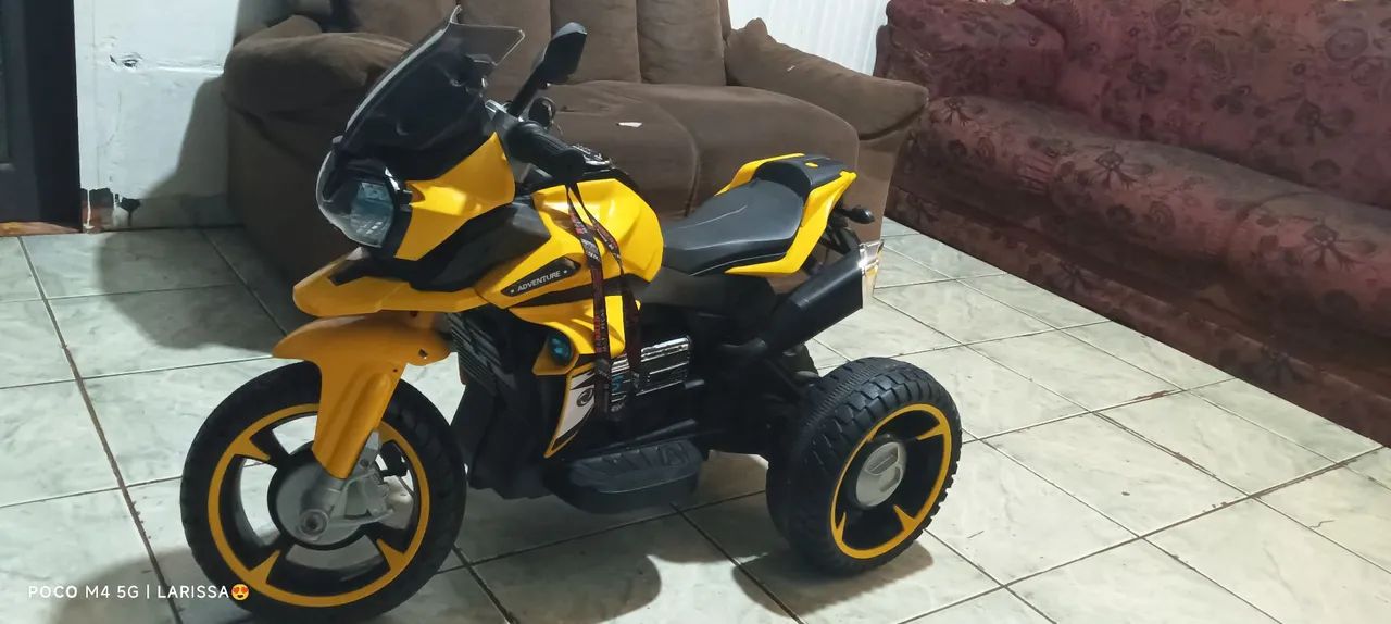 Moto Elétrica Infantil Bandeirante - Foto 5