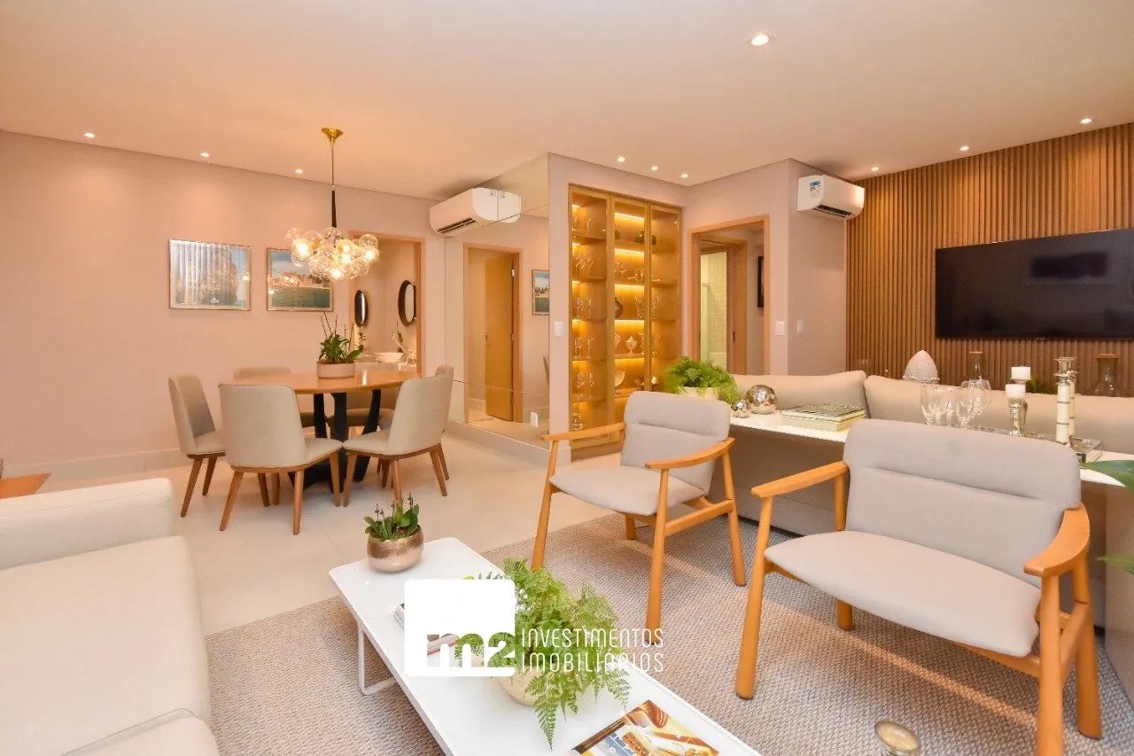 Apartamento 3 suítes plenas 132m2 no Setor Oeste
