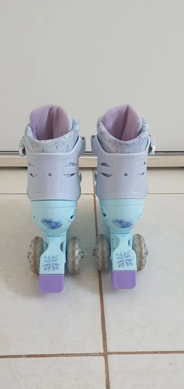 Patins Frozen 3 rodinhas - Foto 4