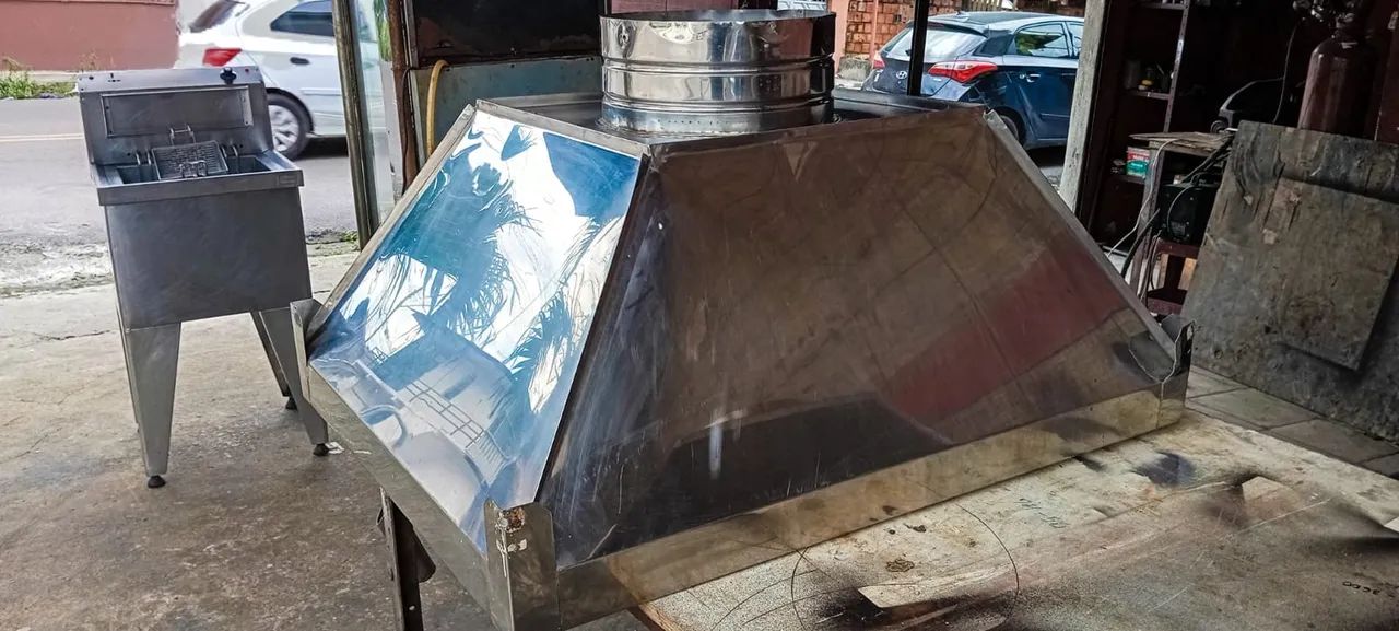 Coifa Industrial em Aço Inox