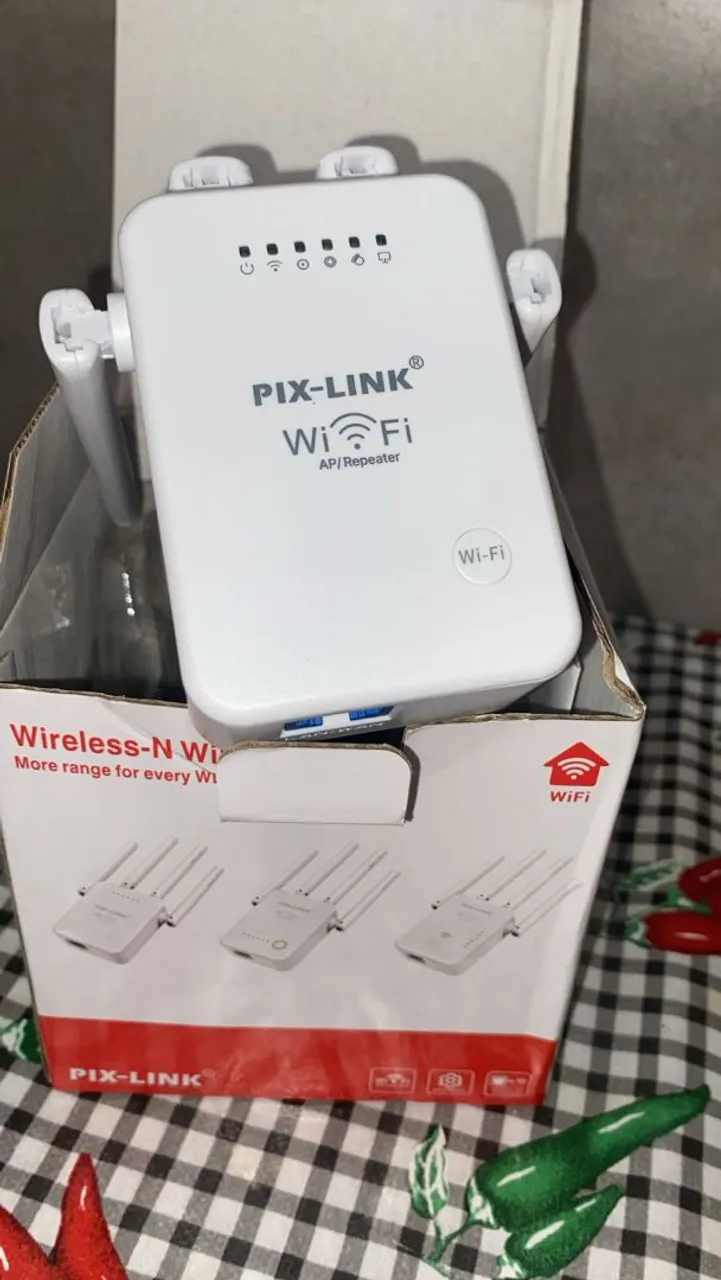 Repetidor de Sinal Wi-Fi Pix-Link