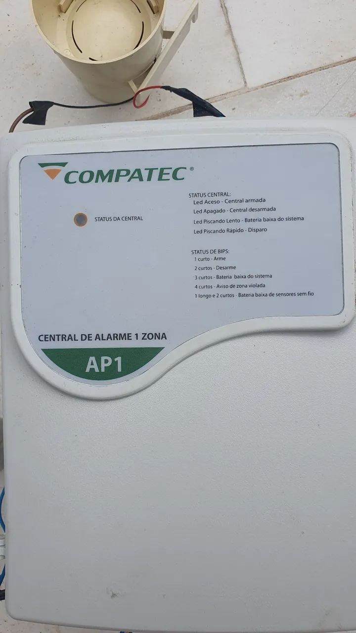 Central de Alarme 1 Zona Compatec - Foto 2