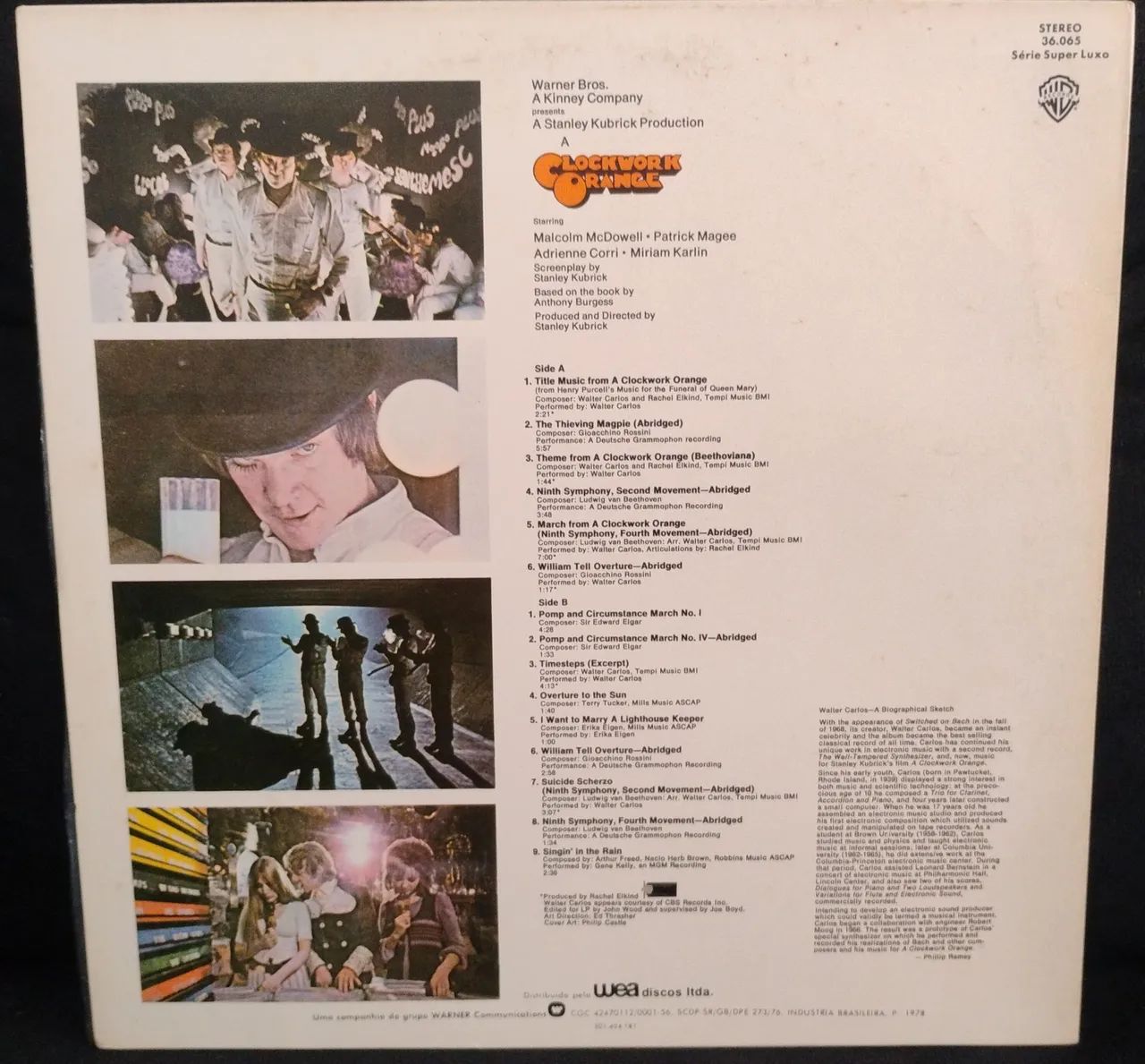 LP Clockwork Orange  Stanley Kubrick's - Foto 2