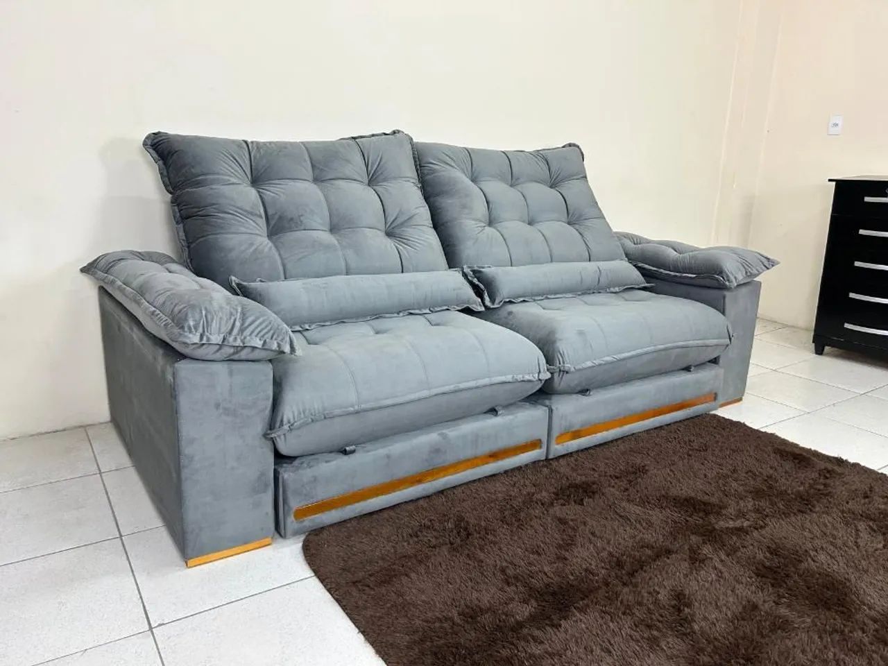 SOFÁ DURABILIDADE CONFORTO ALTA TECNOLOGIA LEIA DESCRIÇÃO E SURPREENDA-SE!! 72LO9 - Foto 3