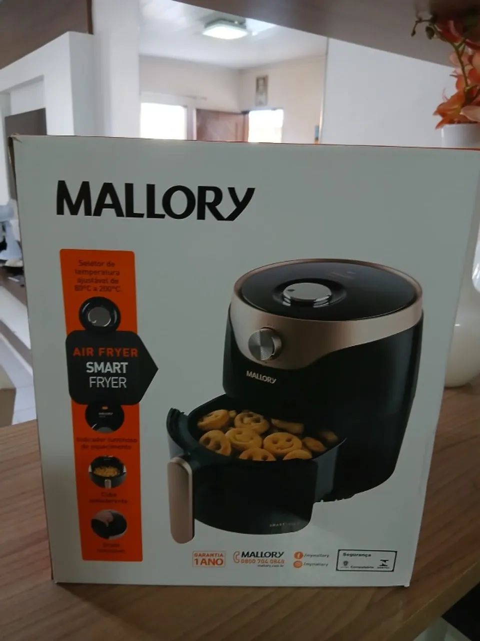 Air fryer Mallory 1200w (seminova) - Foto 3