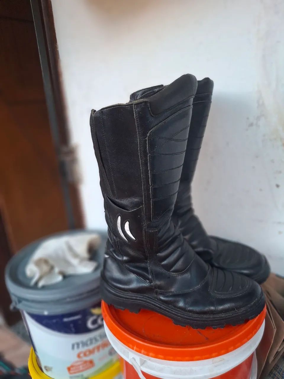 Bota Coturno Couro Bombeiro, Samu e Rocam Cano Alto Acero Elite - Foto 2