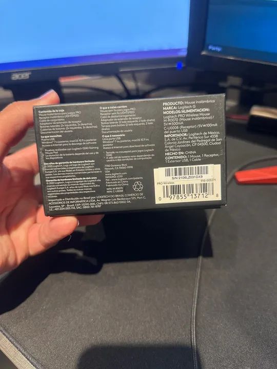 Mouse Logitech G Pro Wireless - usado  - Foto 3