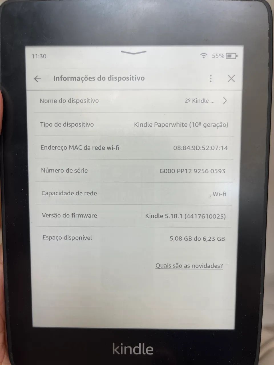 KINDLE PAPERWHITE 10a GERAÇÃO  - Foto 4