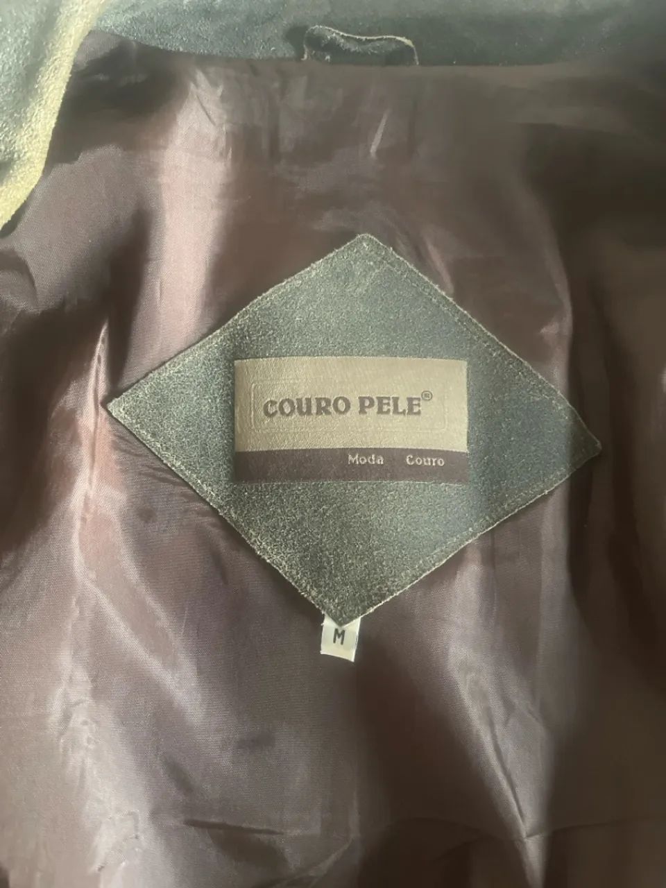 Jaqueta de Couro Marrom Masculina - Foto 4