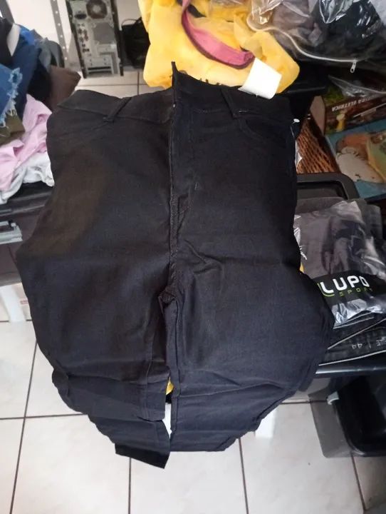 Calça jeans feminina preta - Foto 3