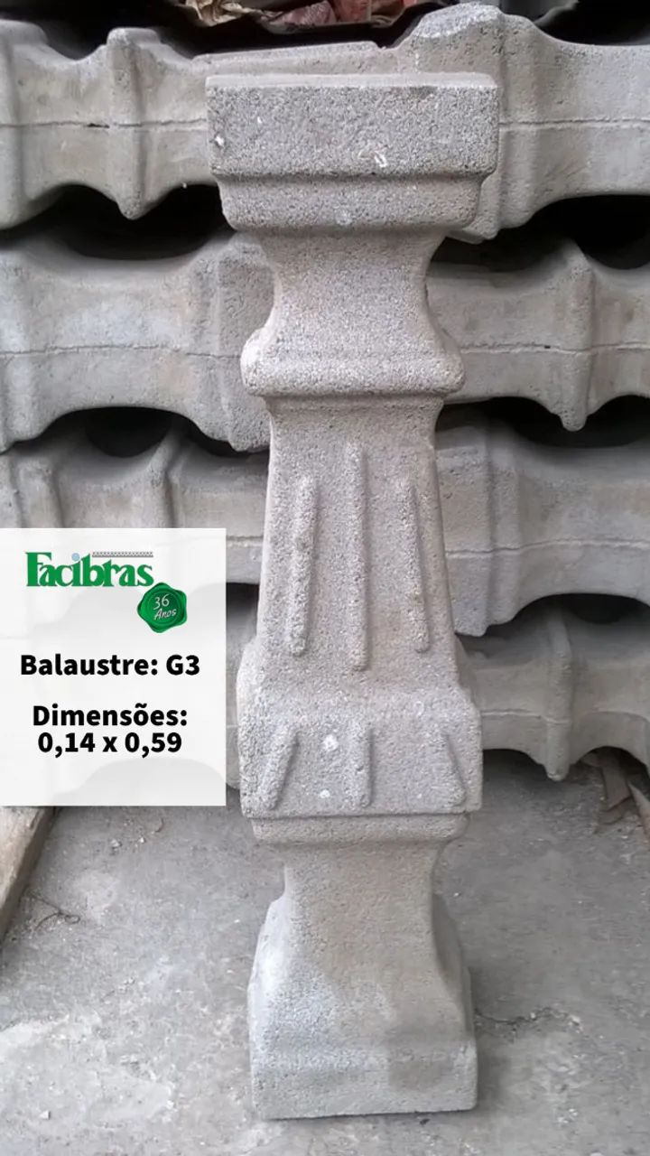 balaustre de concreto - Foto 6
