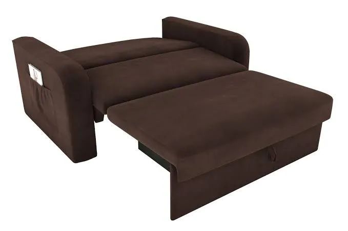 Sofá Cama 2 Lugares Marrom pronta entrega  - Foto 2