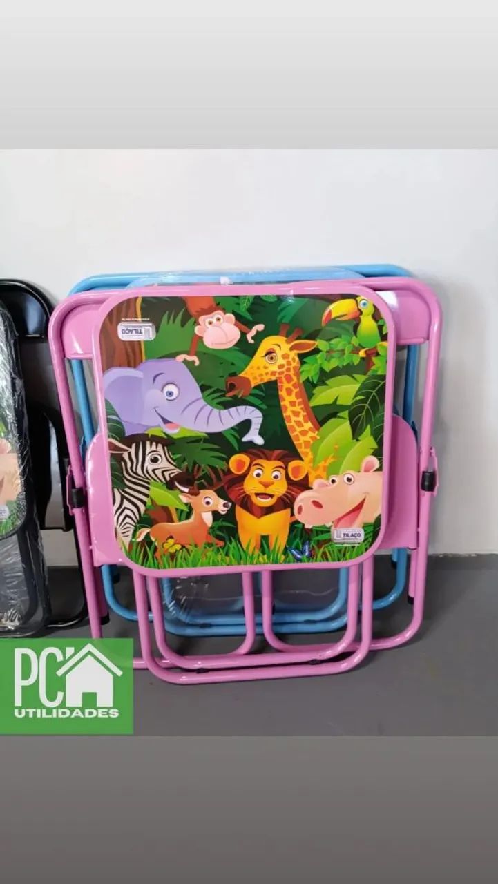 Conjunto Infantil Mesa e Cadeiras Safari - Foto 3
