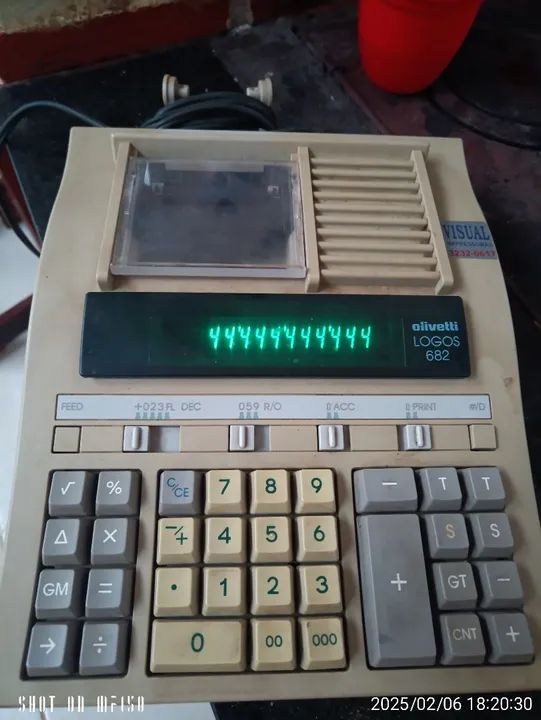 Vendo calculadora Olivetti antiga  - Foto 4
