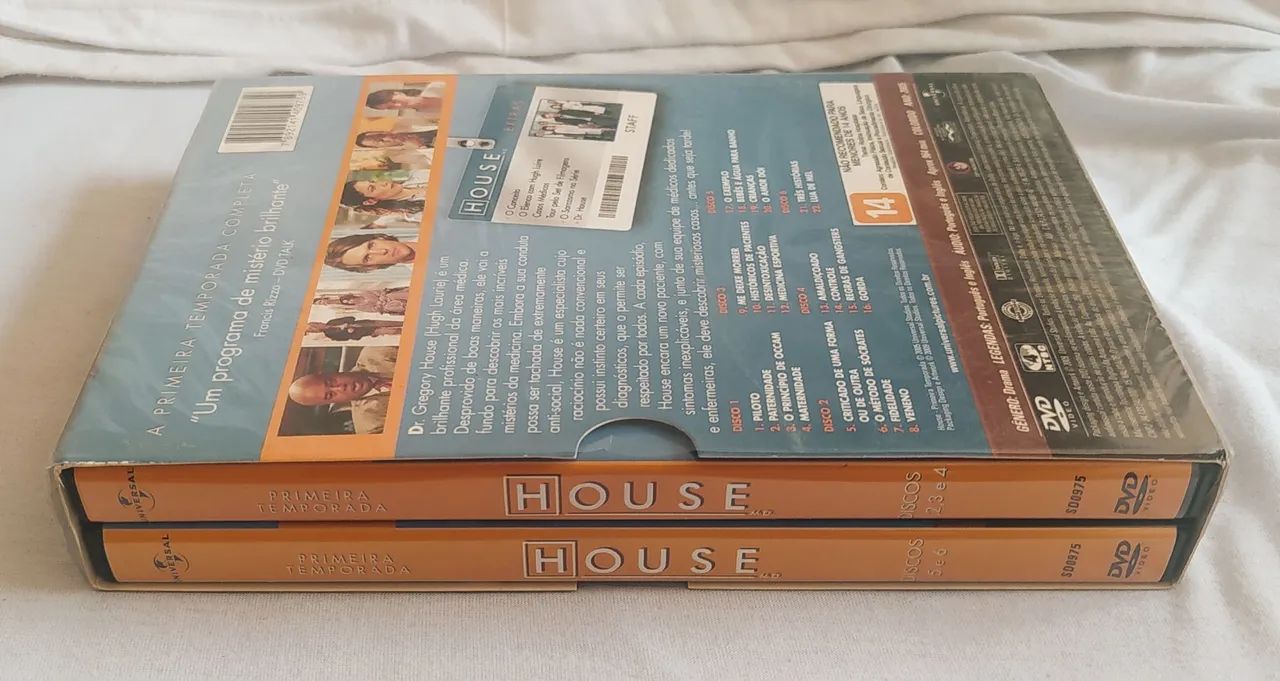 HOUSE Box com 6 DVDs e 22 episódios da 1ª temporada - NOVO. - Foto 4