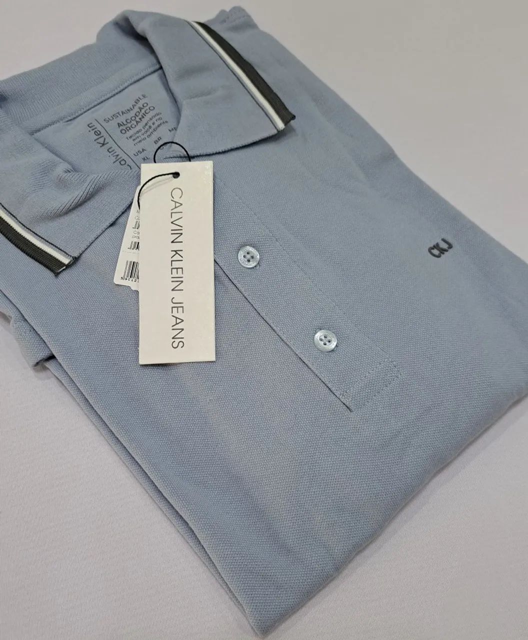 Camiseta Polo Calvin Klein Jeans  - Foto 3
