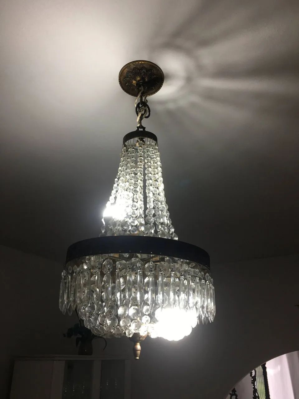 Lustre de cristal clássico