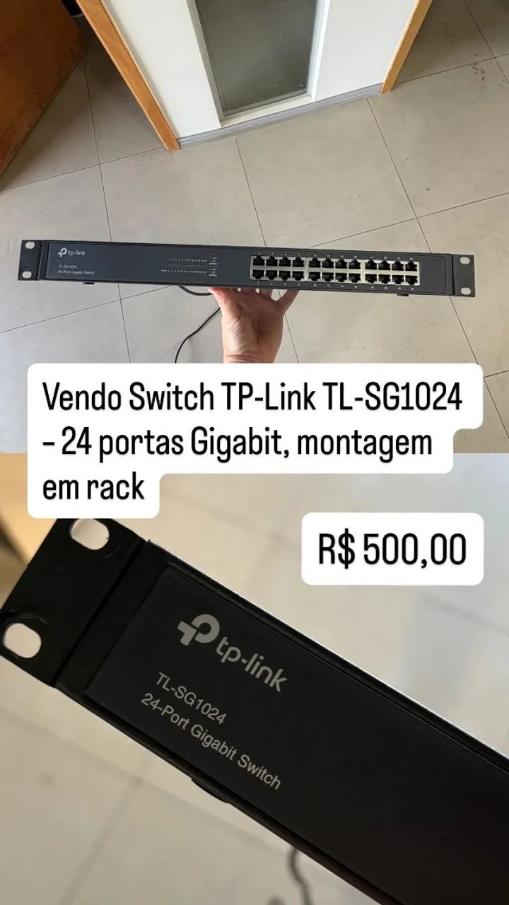  Vendo Switch TP-Link TL-SG1024
