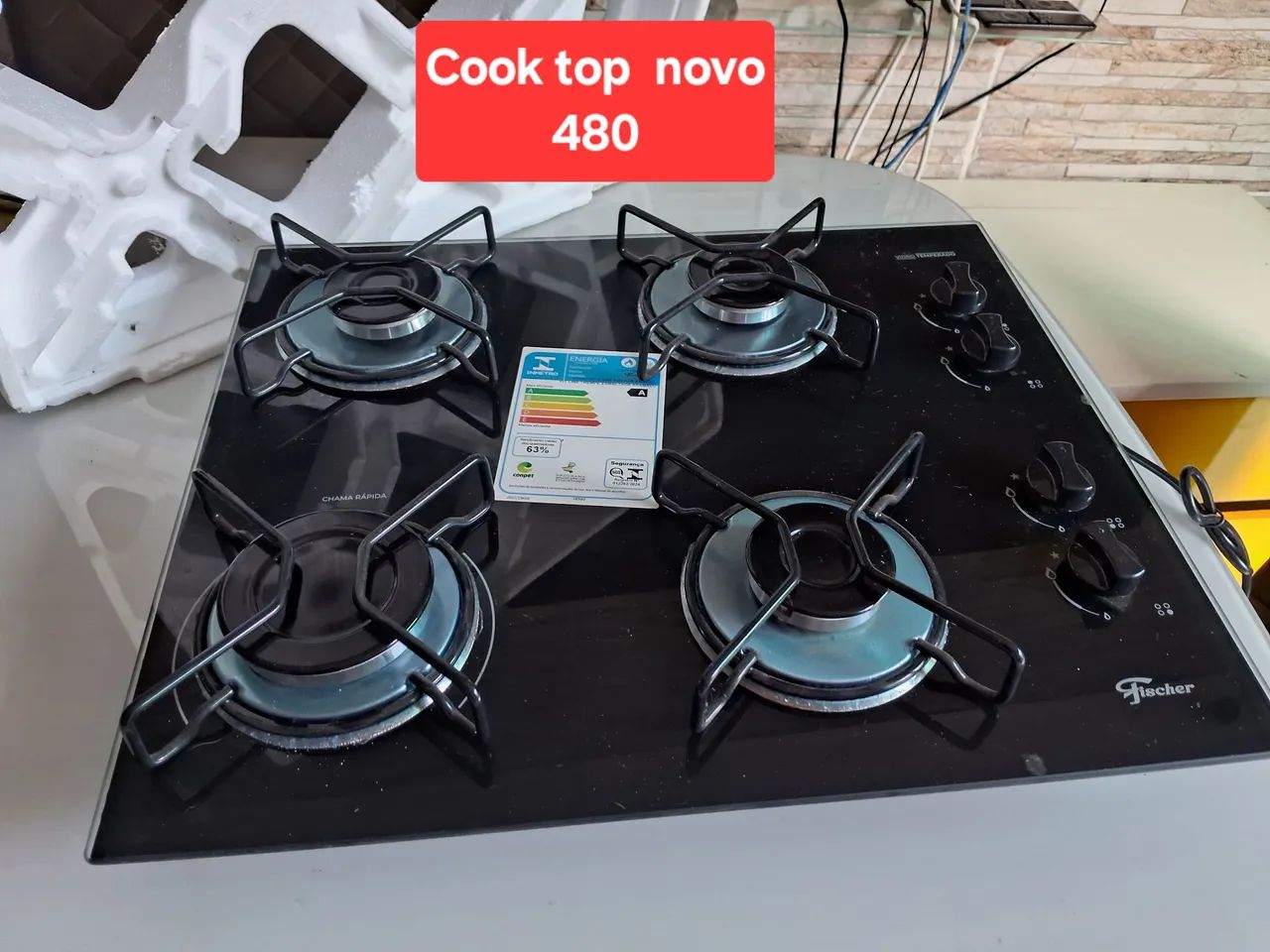 Cook top novo 