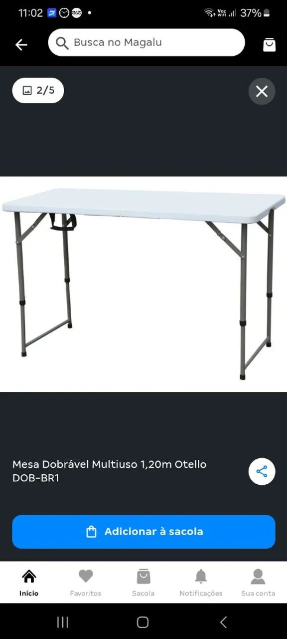 Mesa  Dobrável Maleta (nova na caixa)